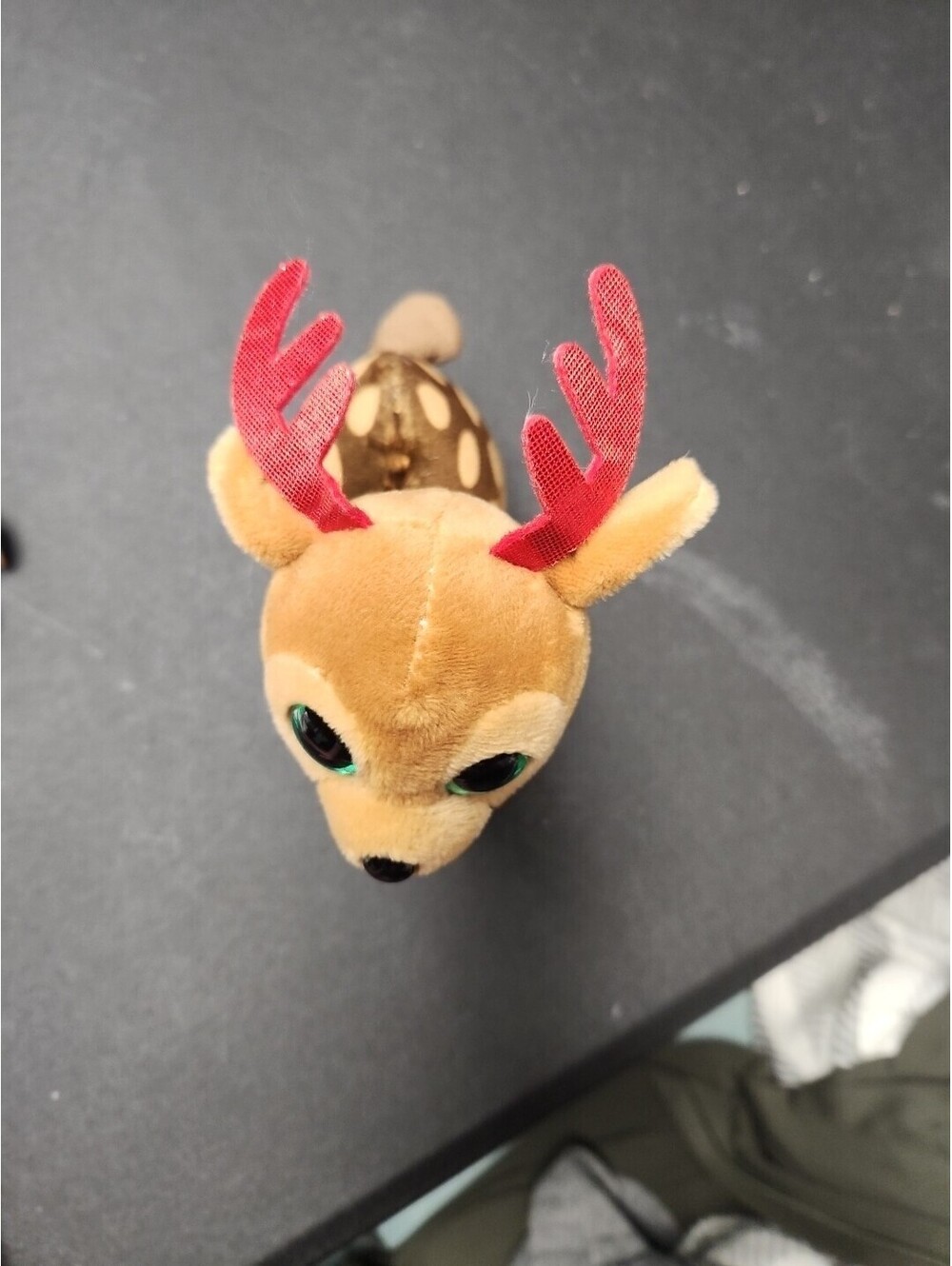 TY TINSEL the REINDEER BEANIE BABY Christmas.